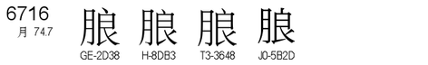 U+6716